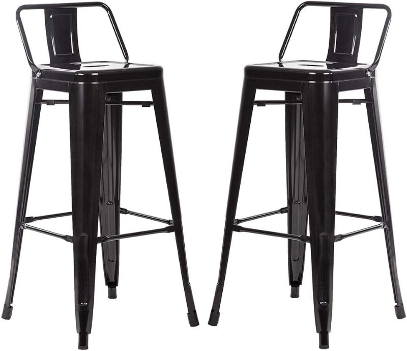 Photo 1 of FDW Metal Frame Tolix Style Bar Stool Industrial Dinimg Chair Set
