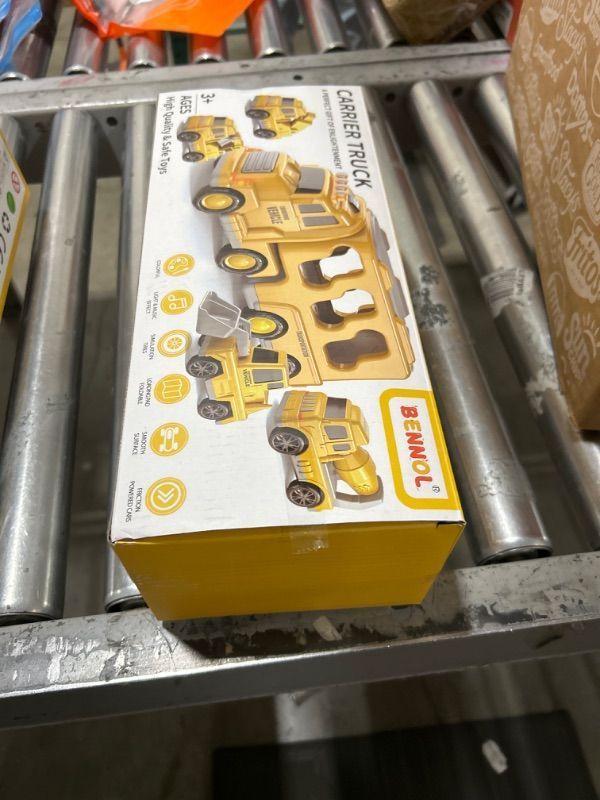 Photo 1 of Bennol Toddler Trucks Toys for Boys Age 1-3 3-5, 5 in 1 Construction Car Truck for Toddlers Boys Girls 1 2 3 4 5 6 Years Old, Toddler Boy Toys Christmas Birthday Gift Car Sets with Light Sound CONSTRUCTION TRUCKS