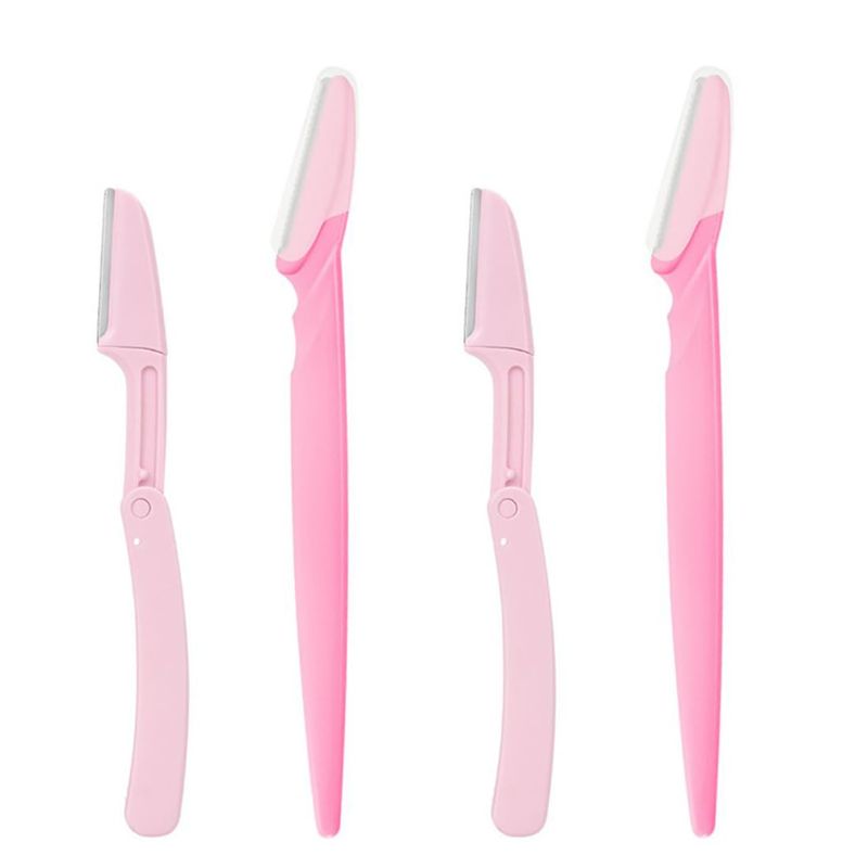 Photo 1 of Eyebrow Razor - Foldable Eyebrow Razor for Women - Facial Razor with Safety Cover - Professional Tool for Quick and Pain-Free Hair Removal - Premium Quality 3 Pack
