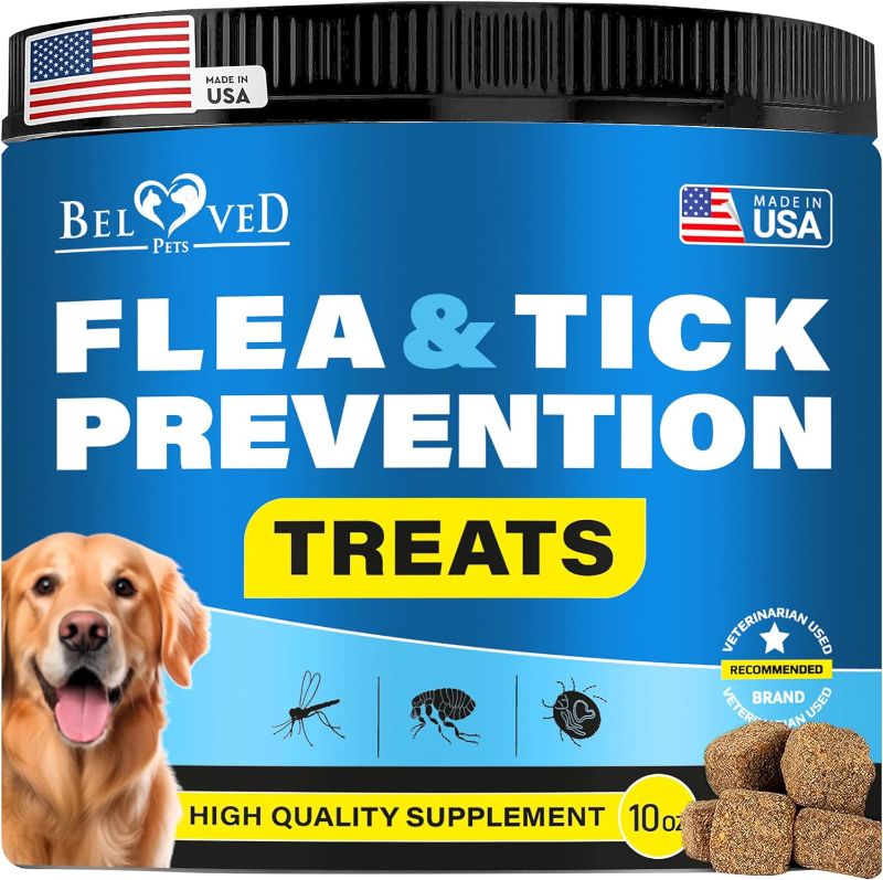 Photo 1 of Flea and Tick Prevention Chewable Pills for Dogs and Cats - Revolution Oral Flea Treatment for Pets - Pest Control & Natural Defense - Chewables Small Tablets Made in USA (Beef)-- EXP JUN 2025
