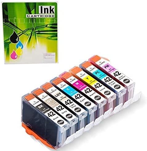 Photo 1 of NEXTPAGE Compatible Ink Cartridges Replacement for Canon CLI42 8 Pack for PIXMA PRO-100 Printer, Canon Ink CLI 42 CLI-42 Ink Cartridge Use in Canon pixma pro 100 Printer
