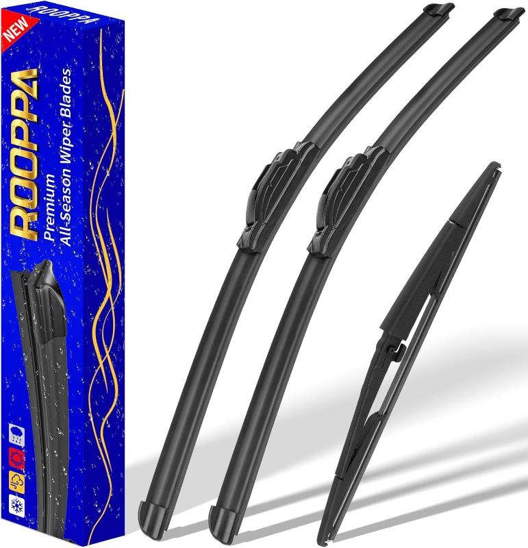Photo 1 of 3 wipers Replacement for 2005-2010 Jeep Grand Cherokee, Windshield Wiper Blades Original Equipment Replacement - 21"/21"/14" (Set of 3) U/J HOOK
