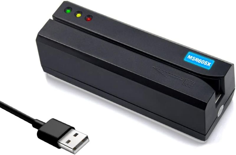 Photo 1 of Deftun Card Reader Writer USB Swipe Encoder 3 Tracks MSR605X
