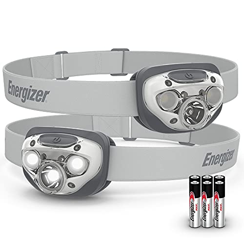 Photo 1 of Energizer LED Headlamp [2-Pack], High-Performance Outdoor Lighting Gear, IPX4 Water Resistant Headlamps, Bright and Durable, Batteries Included
