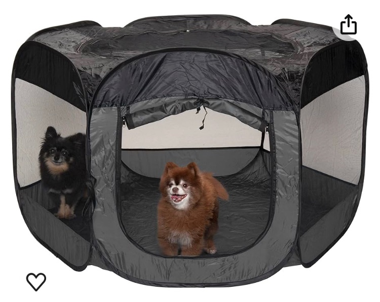 Photo 1 of Furhaven Pop Up Playpen Pet Tent Playground - Gray, Extra Large