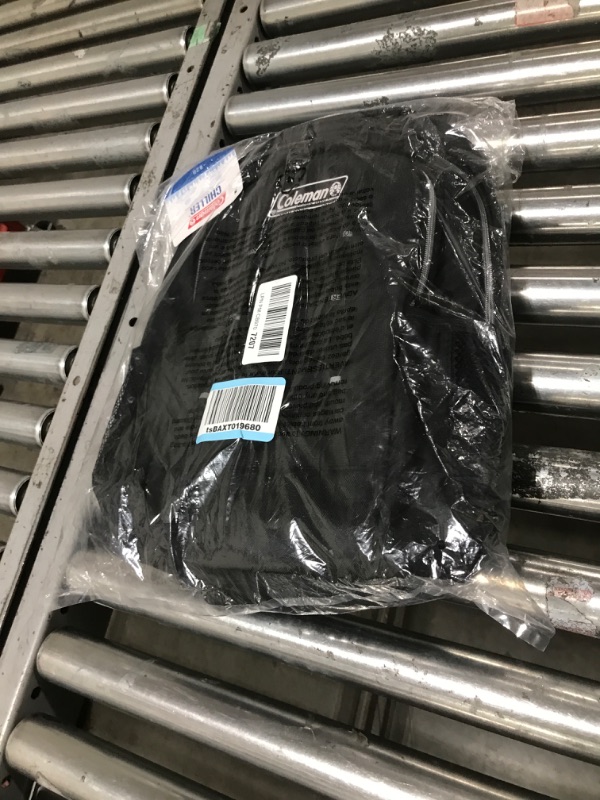 Photo 1 of Coleman Chiller Backpack Cooler, Leak-Proof 28 Can Backpack Cooler with Ice Retention, Made with Recycled Materials Black 28 Can Backpack