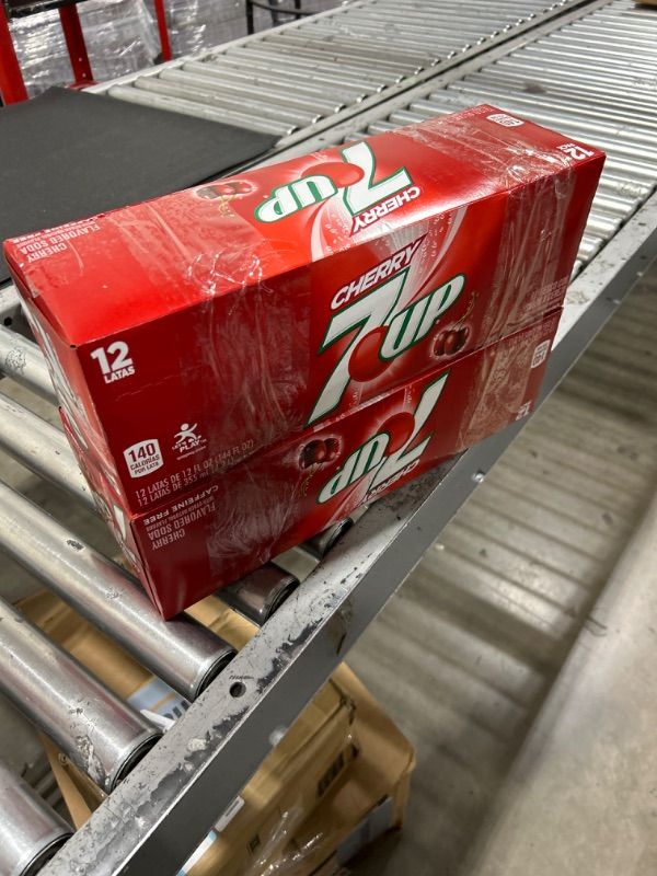 Photo 2 of 7 UP Cherry Soda - 12 pack, 12 fl oz cans 2 PACK UNKNOWN EXPIRATION DATE 