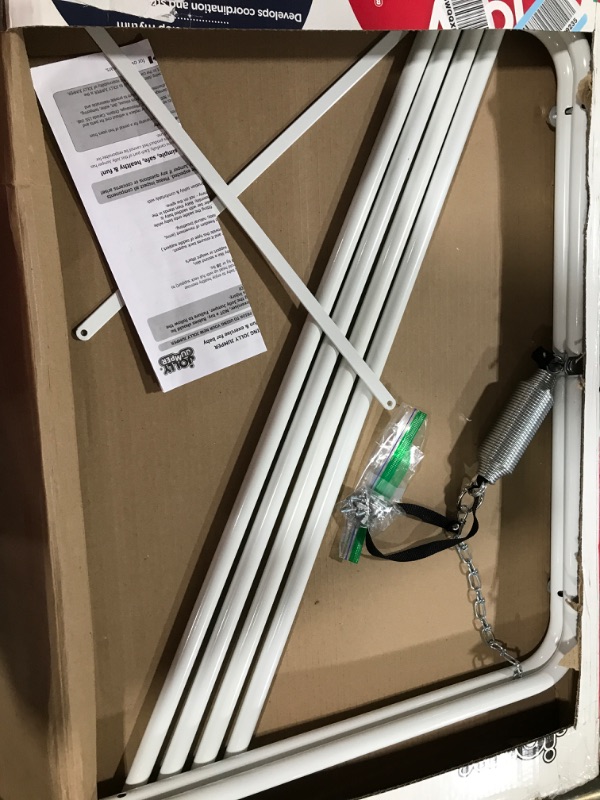Photo 1 of Jolly Jumper *CLASSIC* with Stand - The Original Baby Exerciser and Your Alternative to Activity Centers and Baby Bouncers. Trusted by Parents, Loved by Babies Since 1948. Grey