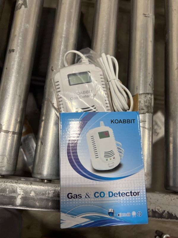 Photo 1 of Combination Natural Gas and Carbon Monoxide Detector Plug in 2-in-1 Co Detector and Combustible Gas Detector,Propane,LPG,Gas Leak Detector for Kitchen/Home.