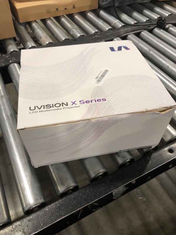 Photo 1 of UVISION X1 Native 1080P Wireless Projector w/ Carry Case, Portable, Keystone Correction, Mounted & Dual Speaker,Outdoor, Home & Office Projector | Works With Roku/FireTV/Laptop/Phone/Tablets/Ps5