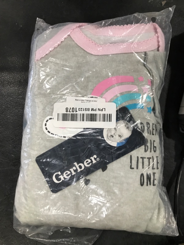 Photo 1 of Gerber Baby Girl's 8-Pack Short Sleeve Onesies Bodysuits, Clouds, 3-6 Months