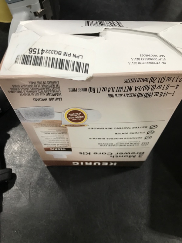 Photo 1 of Keurig 3-Month Brewer Maintenance Kit Includes Descaling Solution, Water Filter Cartridges & Rinse Pods, Compatible Classic/1.0 & 2.0 K-Cup Coffee Makers, 7 Count