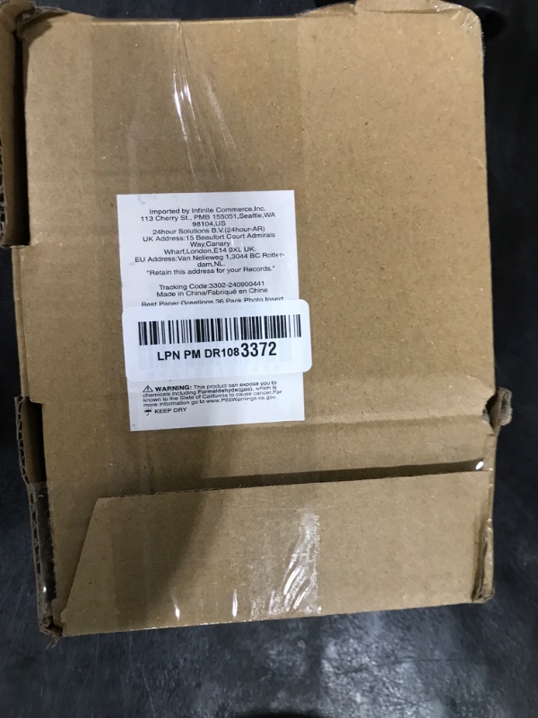 Photo 1 of BEST PAPER GREETINGS 36 Pack Photo Frame Cards 5x7 inch - Photo Insert Cards with Envelopes for Wedding, Thank You, Anniversary, Birthday Pictures