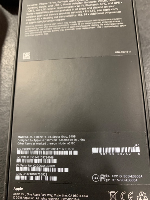 Photo 3 of Apple iPhone 11 Pro [64GB, Space Gray] + Carrier Subscription [Cricket Wireless]