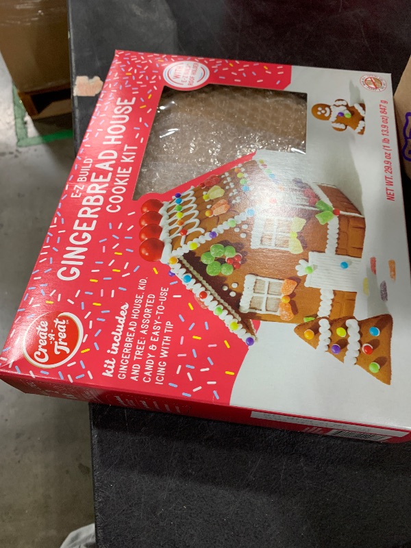 Photo 1 of 30.90z gingerbread cookie house  best by April 1 2025