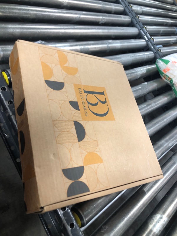 Photo 1 of Rustic Tree Shelf L Brackets by Balin Designs (White) for 12 inch - 14 inch Shelves - Heavy-Duty Decorative Metal Mantel Bracket Supports - Easy Installation with Included Hardware - Set of 2