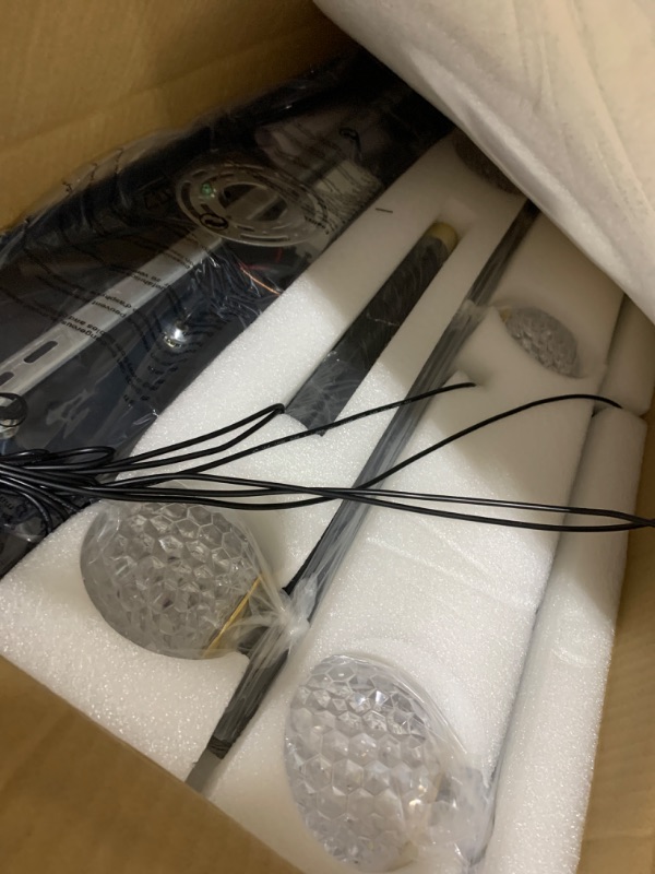 Photo 1 of ORANOOR Modern LED Pendant Lights, Dimmable 47in Linear LED Chandelier Lighting, Upgraded Black & Gold Dining Room Hanging Light Fixtures Kitchen Island Globe Pendant Light for Dining Table (4200lm)