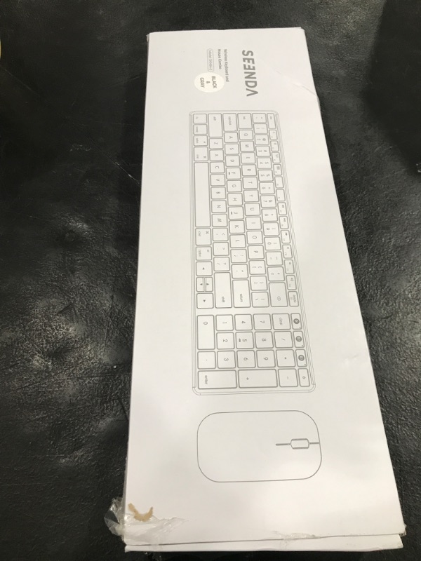 Photo 1 of Wireless Bluetooth Keyboard and Mouse for Mac, Multi-Device Rechargeable Slim Keyboard and Mouse Stainless Steel Full Size, Compatible with MacBook Pro/Air, iPad, iMac - Space Gray