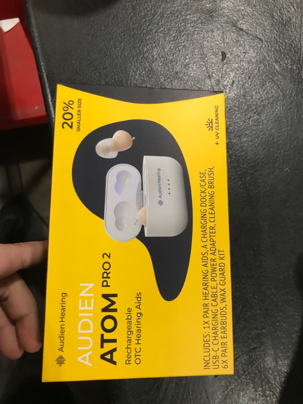 Photo 1 of Audien Atom Pro 2 OTC Hearing Aids