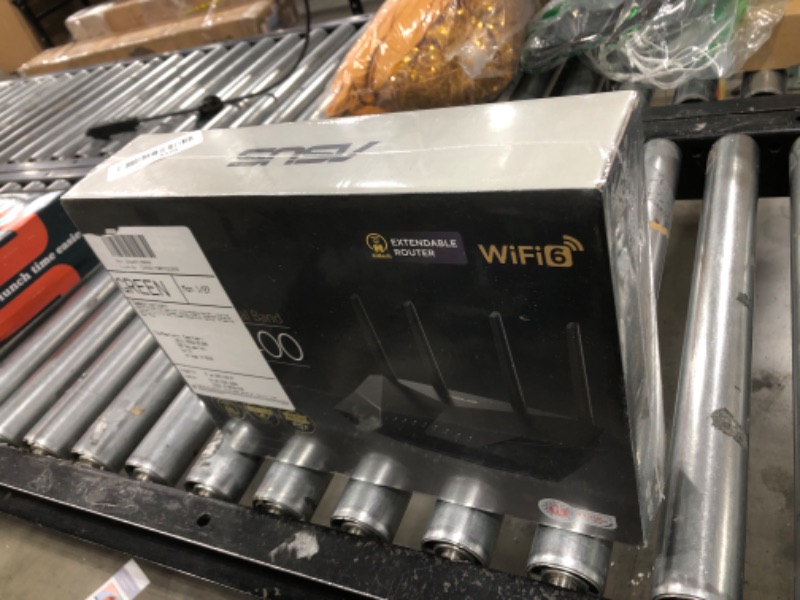 Photo 1 of ASUS RT-AX5400 Dual Band WiFi 6 Extendable Router, Lifetime Internet Security Included, Instant Guard, Advanced Parental Controls, Built-in VPN, AiMesh Compatible, Gaming & Streaming, Smart Home