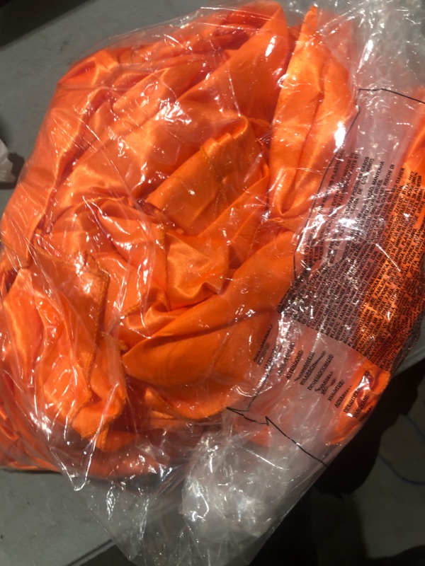 Photo 1 of 10-Pack Satin Table Runner Orange 12 x 108 inches Long, Table Runners for Wedding, Birthday Parties, Banquets Decorations?10 Pack, 12x108 Inch, Orange?