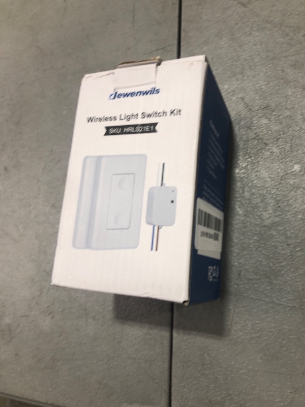 Photo 1 of DEWENWILS 3 Way Wireless Light Switch and Receiver Kit, Remote Control Wall Switch for Ceiling Lights, Fans, Lamps, No in-Wall Wiring, No WiFi Needed, Wireless Panel Switch,100Ft RF Range