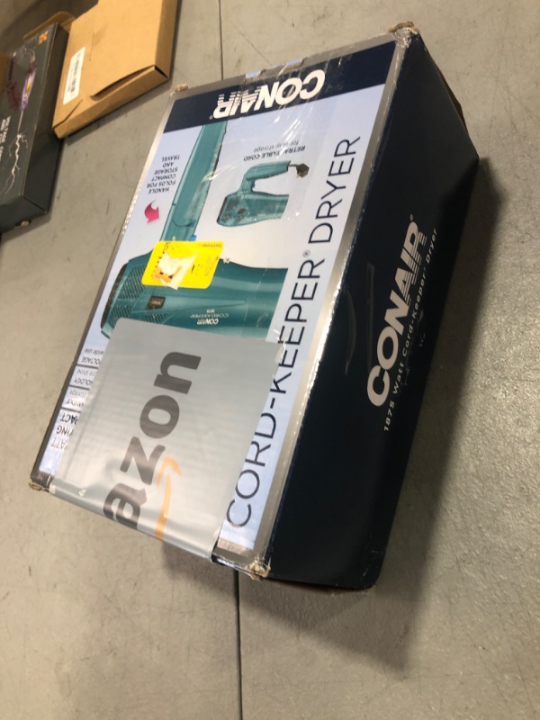 Photo 1 of Conair Hair Dryer with Folding Handle and Retractable Cord, 1875W Travel Hair Dryer, Conair Blow Dryer