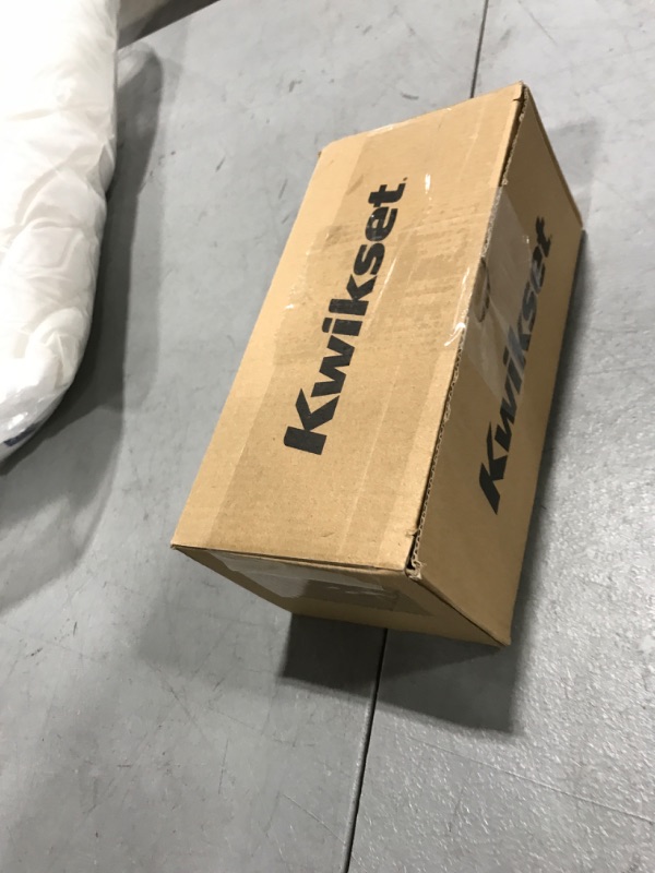 Photo 1 of Kwikset Pismo Interior Passage Door Knob, Handle For Closet and Hallway Doors, Non-Locking Doorknob in Matte Black, with Microban Protection, Square Rose