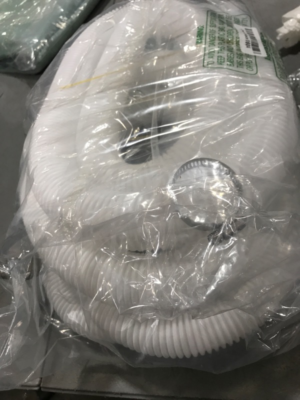 Photo 1 of 1.5" x 59" Pool Hoses Compatible with Intex Pool Skimmer Surface Pump Filter, Pump Hoses Tubes for Above Ground Pool Sand Filter, 3 Packs with 6 Hose Clamps