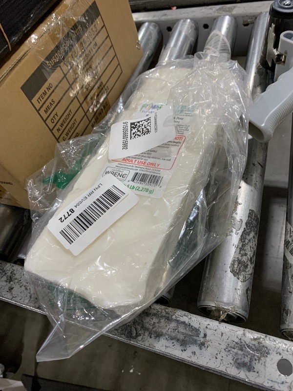 Photo 1 of Primal Elements Triple Butter Soap Base (Mango, Shea, and Cocoa Butter) - Moisturizing Melt and Pour Glycerin Soap Base for Crafting and Soap Making, Vegan, Cruelty Free, Easy to Cut - 5 Pound