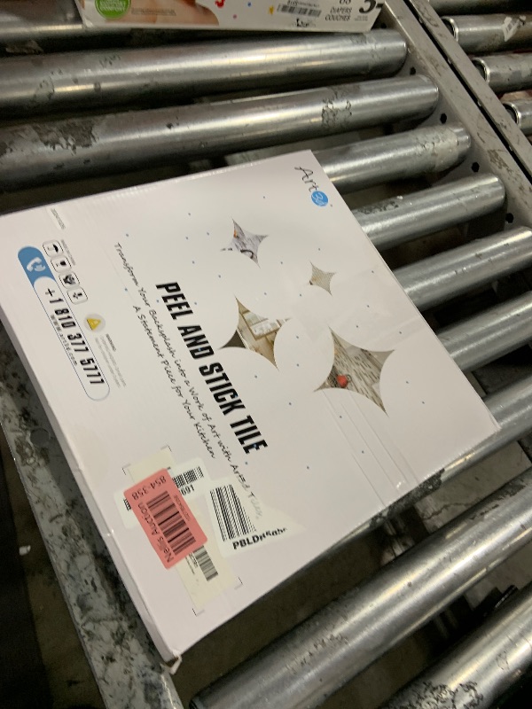 Photo 1 of Art3d 12"x12" Peel and Stick Backsplash Tile for Kitchen, Marble Grey (6-Sheet)