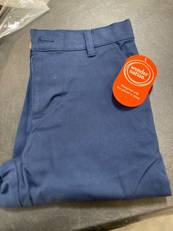 Photo 1 of Wonder Nation Boys  Flat Front Pants Size 10 Slim & Husky

