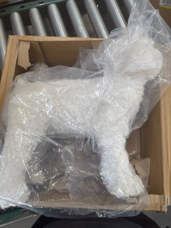 Photo 1 of Male Dog Silicone Mating Toy, Interactive Sleeping Pet Partner for Male Estrus Dogs (White, 7in)