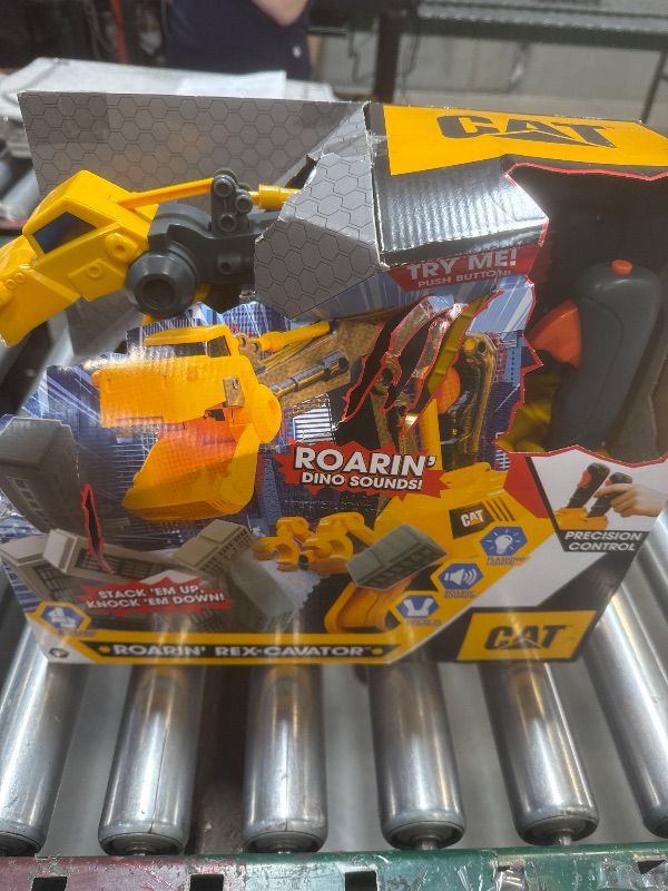 Photo 1 of CAT Construction Toys Funrise Light & Sound Roaring Rex-Cavator Battery Operated Toy Excavator, Ages 3+