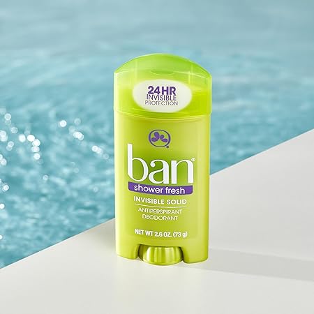 Photo 1 of Ban Deodorant 2.6 Ounce Invisible Solid Shower Fresh (76ml) 