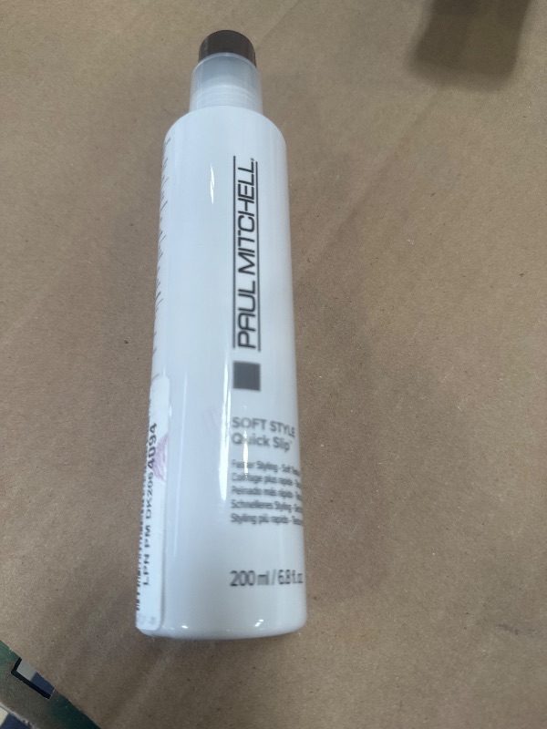 Photo 1 of Paul Mitchell Quick Slip Styling Cream, Faster Styling + Soft Texture, For All Hair Types, 6.8 fl. oz.