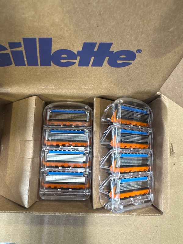 Photo 1 of Gillette Fusion5 Power Razor Blades for Men, 5-Blade Razor Refills, 8 Count