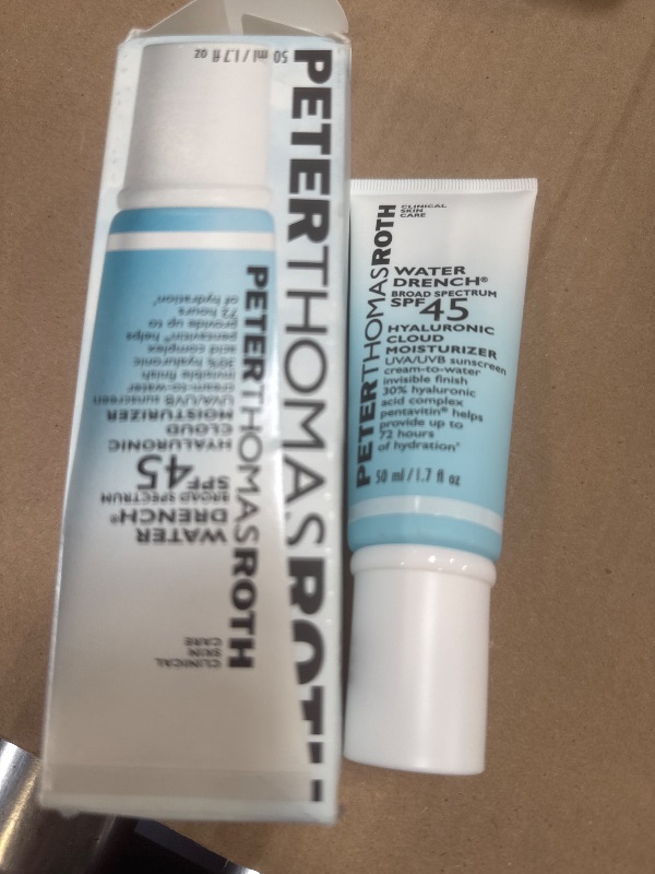 Photo 1 of Peter Thomas Roth | Water Drench Broad Spectrum SPF 45 Hyaluronic Cloud Moisturizer | SPF Moisturizer For Face, Lightweight Sunscreen For Face