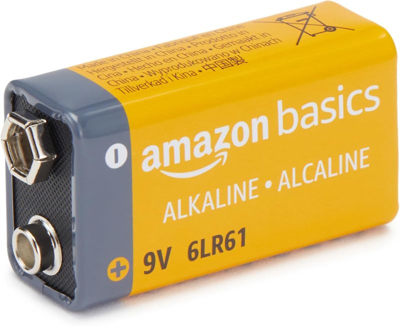 Photo 1 of 
Amazon Basics 4-Pack 9V Alkaline Batteries