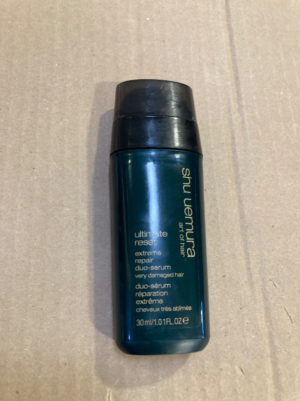 Photo 1 of Shu Uemura Ultimate Reset Duo Serum For Damaged Hair - Dual Action Hair Serum, Strengthens and Prevents Breakage, Reduces Frizz