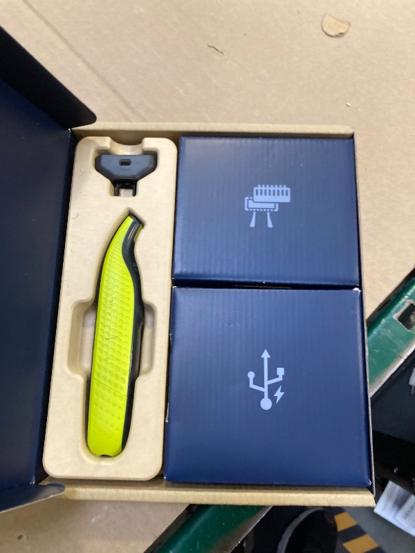 Photo 1 of Philips Norelco OneBlade 360 Hybrid Face, Electric Beard Trimmer and Shaver, with 360 Blade Technology, 1x 360 Blade for Face, 5in1 Adjustable Comb, Model QP2724/90