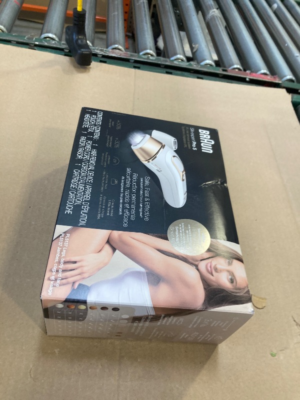 Photo 1 of Braun IPL at Home Laser Hair Removal for Women and Men, Silk Expert Pro 5 PL5137 with Venus Swirl Razor, Long-Lasting Reduction in Hair Regrowth for Body & Face, Corded, PL5137