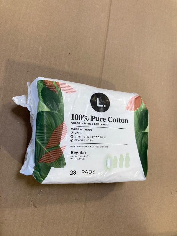Photo 1 of L . Regular Menstrual Pads - Regular - 28ct 