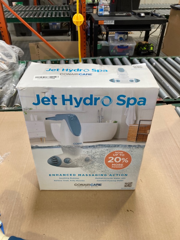 Photo 1 of Conair Jet Hydro Spa - Portable Bath Spa with Dual Hydro Jets for Tub - Bath Spa Jet for Tub Creates Soothing Bubbles and/or Massage - Spa Bath for at Home Use