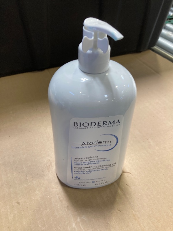 Photo 1 of Bioderma Atoderm Intensive Foaming Gel - Ultra Rich Body Wash, Unscented, 33.8 Fl Oz