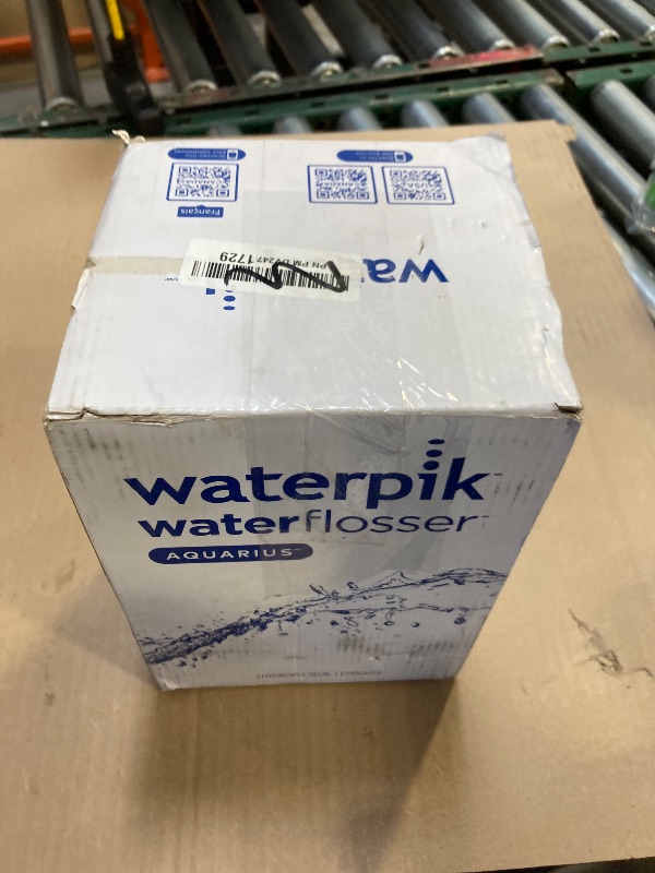 Photo 1 of Waterpik Aquarius Water Flosser Professional For Teeth, Gums, Braces, Dental Care, Electric Power With 10 Settings, 7 Tips For Multiple Users And Needs, ADA Accepted, White WP-660, Packaging May Vary