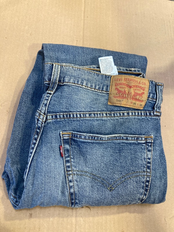 Photo 1 of Levi's Men's 541 Athletic Fit Jeans ( size W34XL36) 