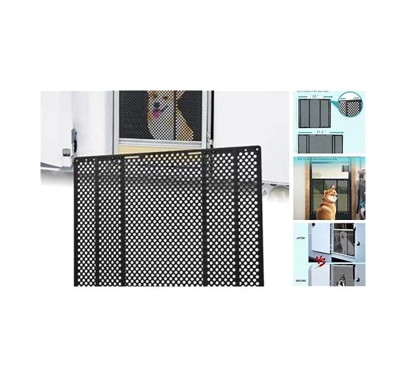 Photo 1 of Aluminum Alloy RV Entry Screen Door Grille Adjusts from 22"- 31.5", Adjustable