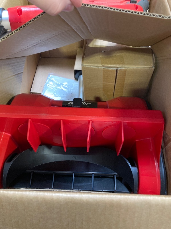 Photo 1 of Cordless Snow Shovel Compatible with Milwaukee 18V Battery, 12” Brushless Snow