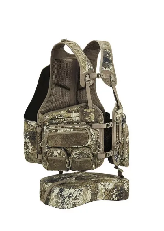 Photo 1 of Brand New TideWe Turkey Hunting Vest With Seat Cushion and Game Pouch